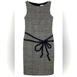 David Meister EUC Women's Sleeveless Excellent Quality Dress, Size 6, Blk/Wht